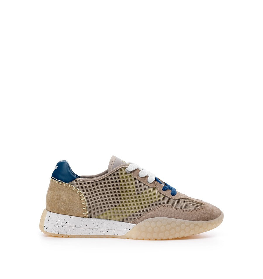 SNEAKERS IN TESSUTO E PELLE - CALZATURE - Due Piedi