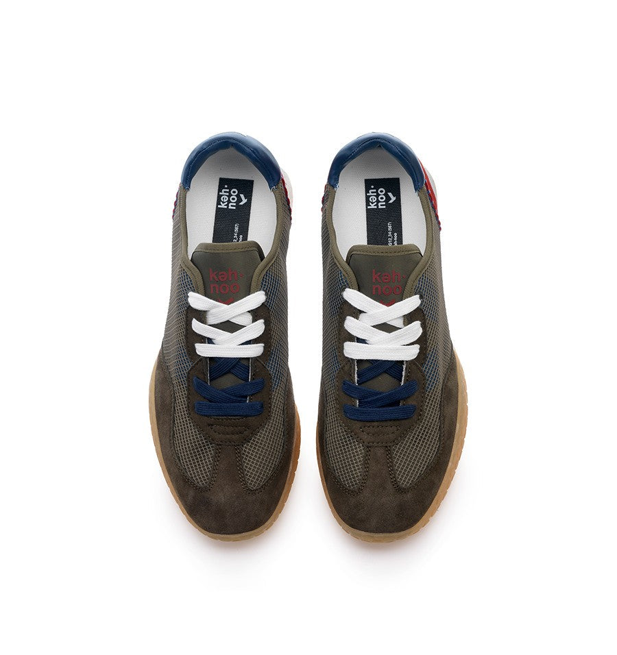 SNEAKERS IN TESSUTO E PELLE - CALZATURE - Due Piedi