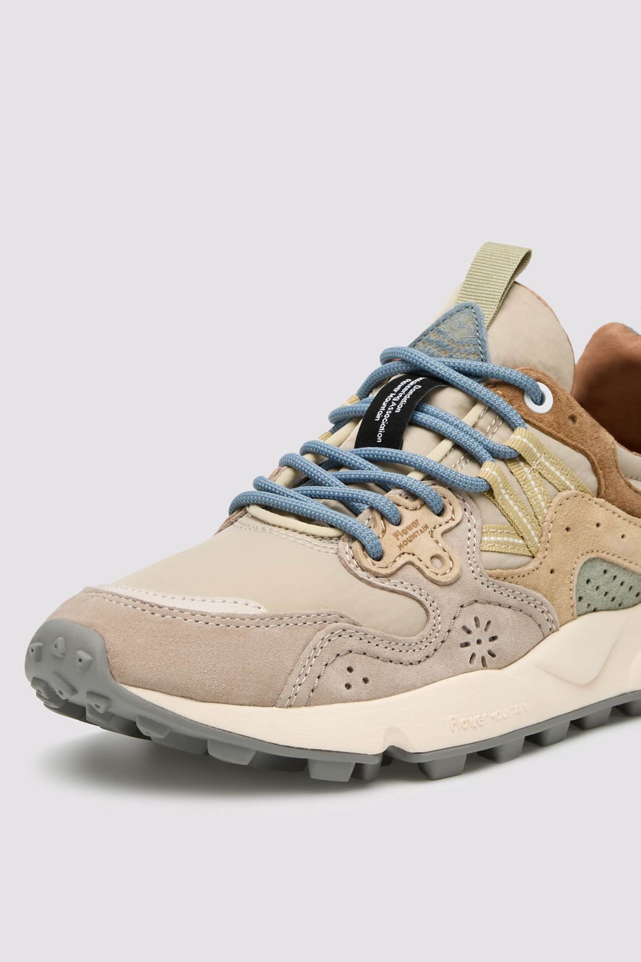 SNEAKERS IN TESSUTO E PELLE - CALZATURE - Due Piedi