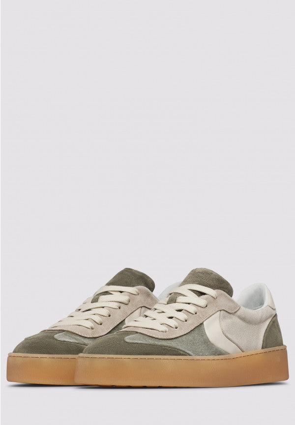 SNEAKERS IN TESSUTO E PELLE - CALZATURE - Due Piedi