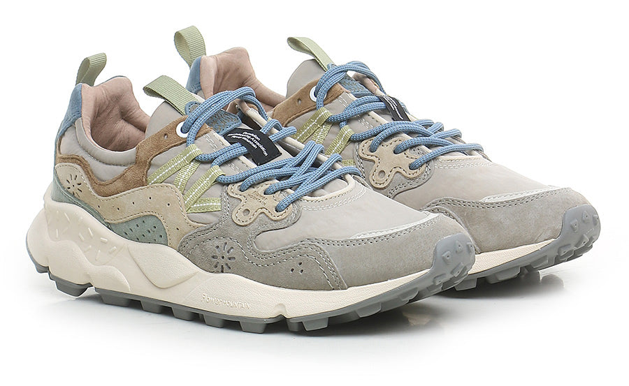 SNEAKERS IN TESSUTO E PELLE - CALZATURE - Due Piedi
