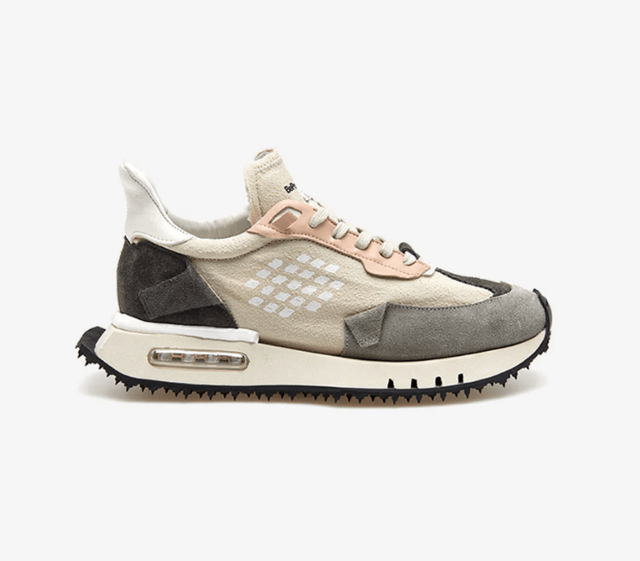 SNEAKERS IN TESSUTO E PELLE - CALZATURE - Due Piedi