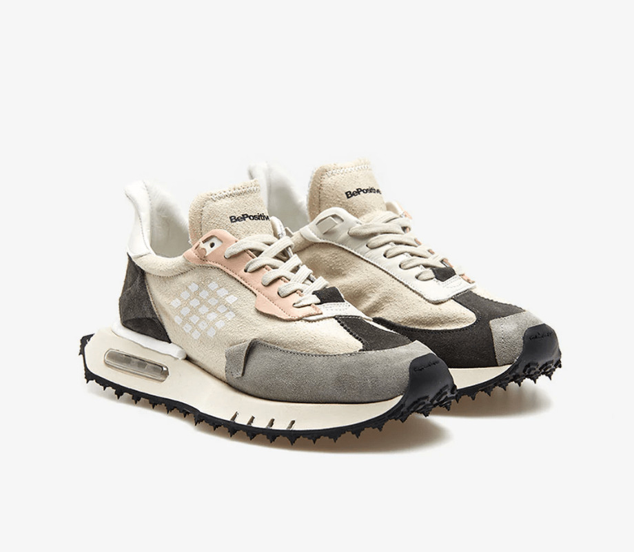 SNEAKERS IN TESSUTO E PELLE - CALZATURE - Due Piedi