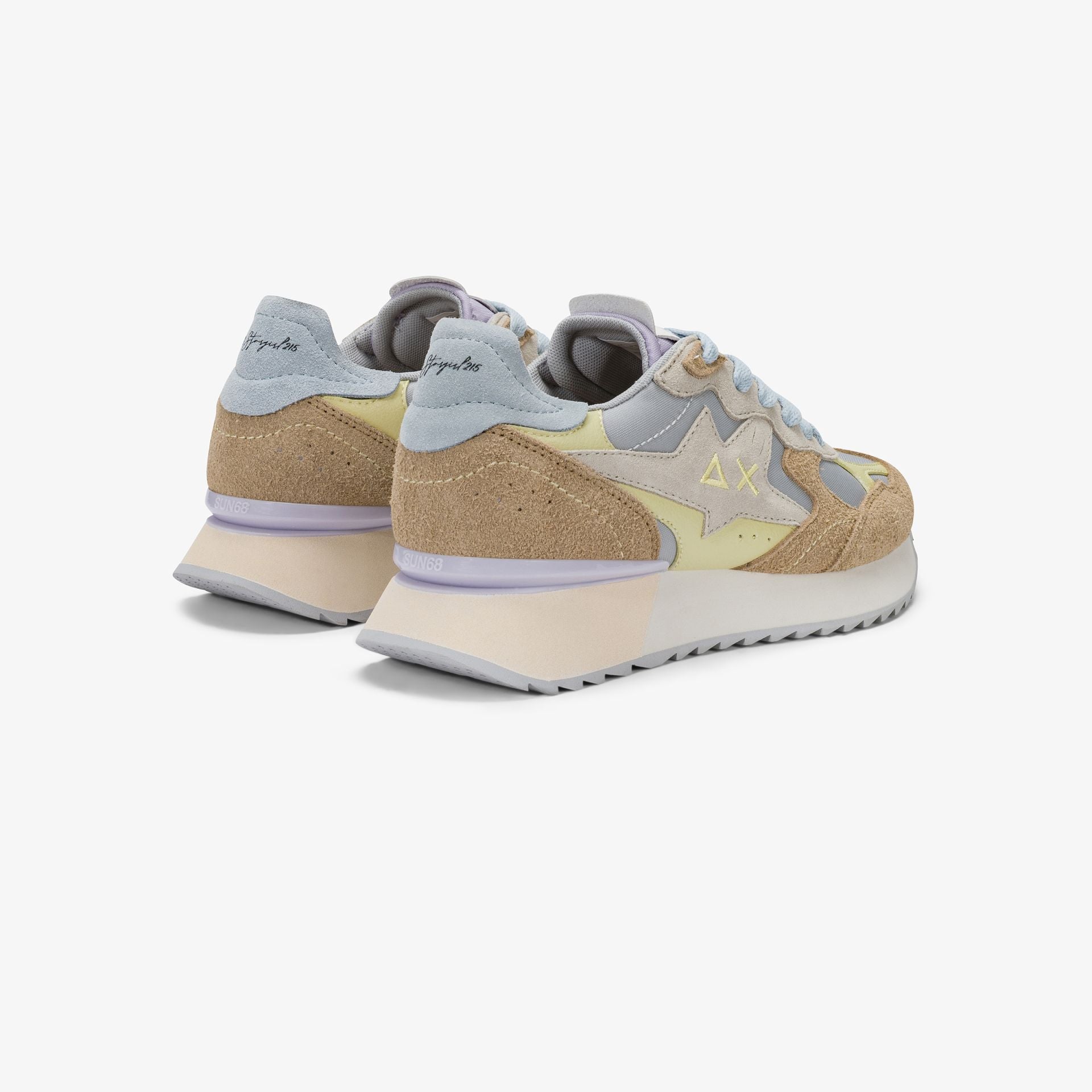 SNEAKERS IN TESSUTO E PELLE - CALZATURE - Due Piedi