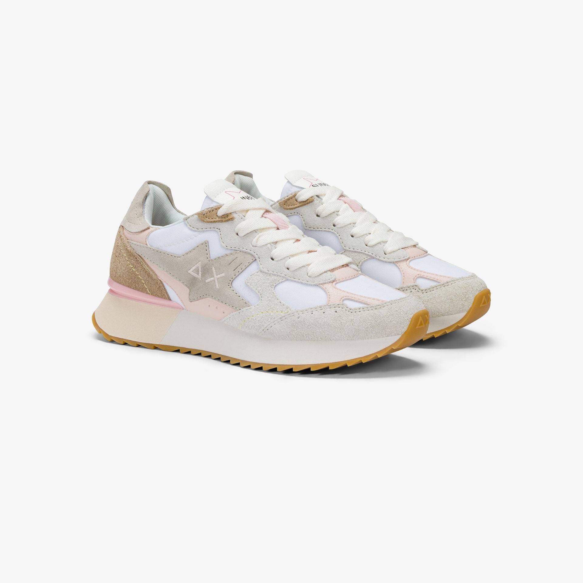SNEAKERS IN TESSUTO E PELLE - CALZATURE - Due Piedi
