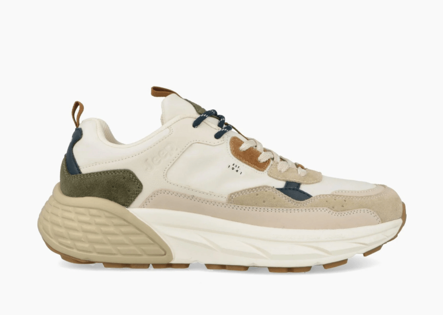 SNEAKERS IN TESSUTO E PELLE - CALZATURE - Due Piedi