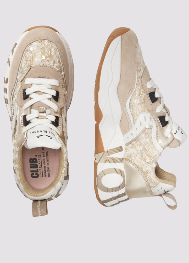 SNEAKERS IN TESSUTO E PELLE - CALZATURE - Due Piedi