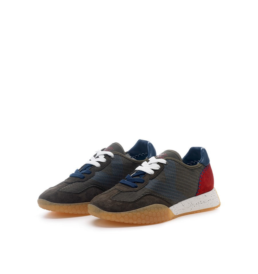 SNEAKERS IN TESSUTO E PELLE - CALZATURE - Due Piedi