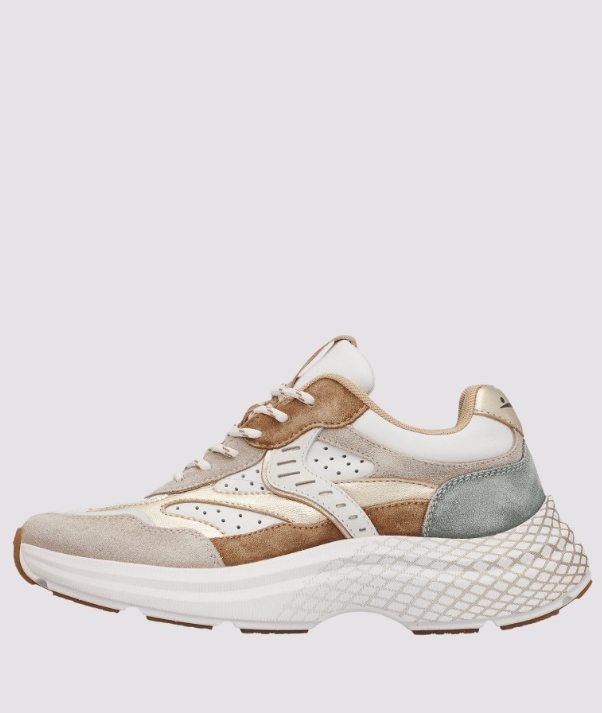 SNEAKERS IN TESSUTO E PELLE - CALZATURE - Due Piedi