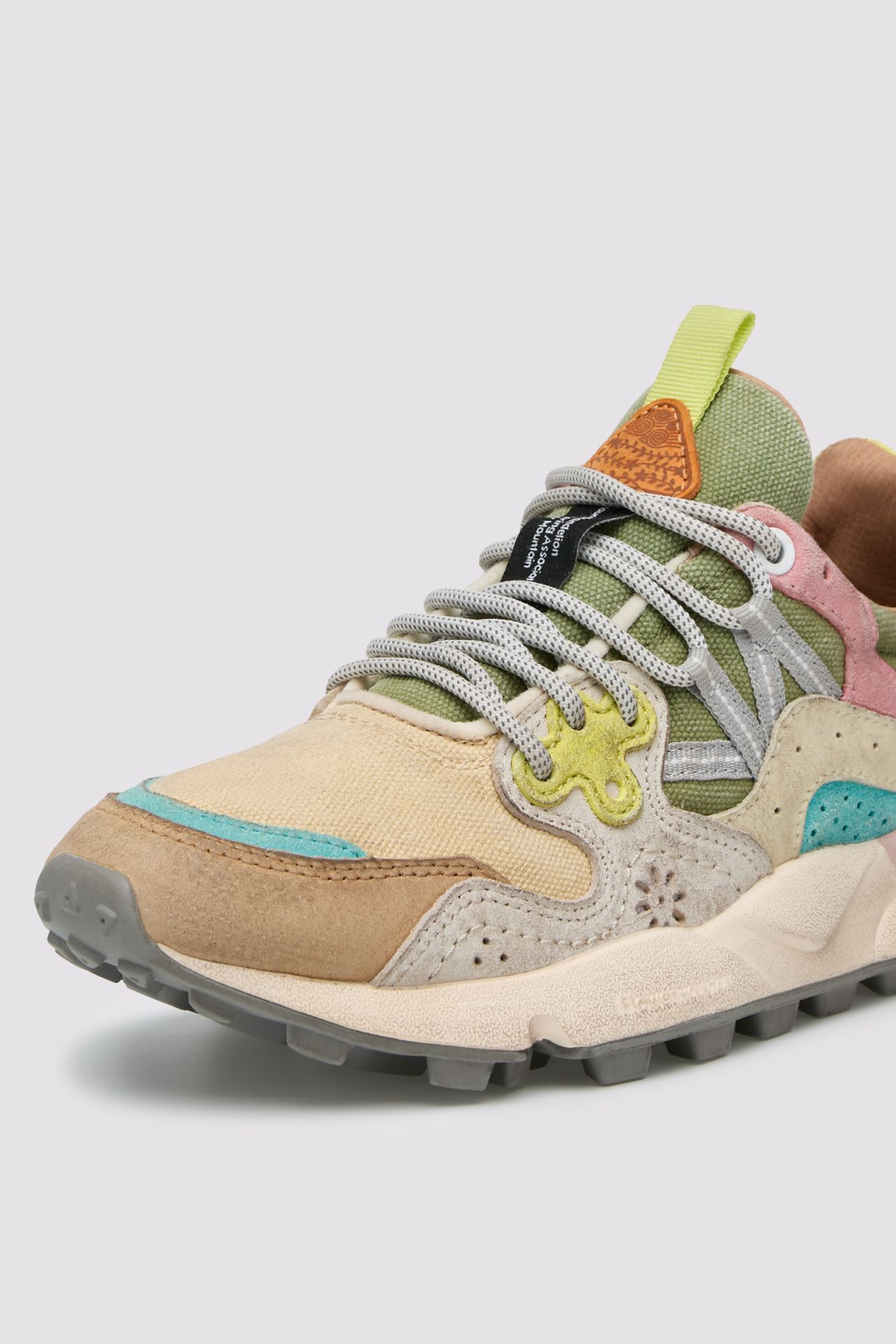 SNEAKERS IN TESSUTO E PELLE - CALZATURE - Due Piedi