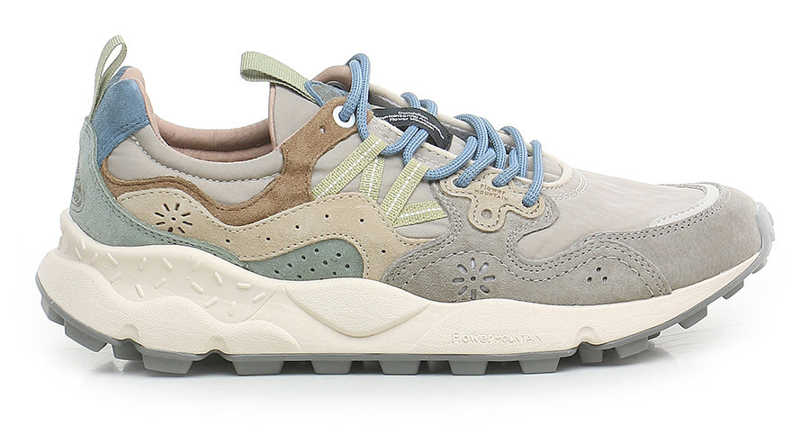 SNEAKERS IN TESSUTO E PELLE - CALZATURE - Due Piedi