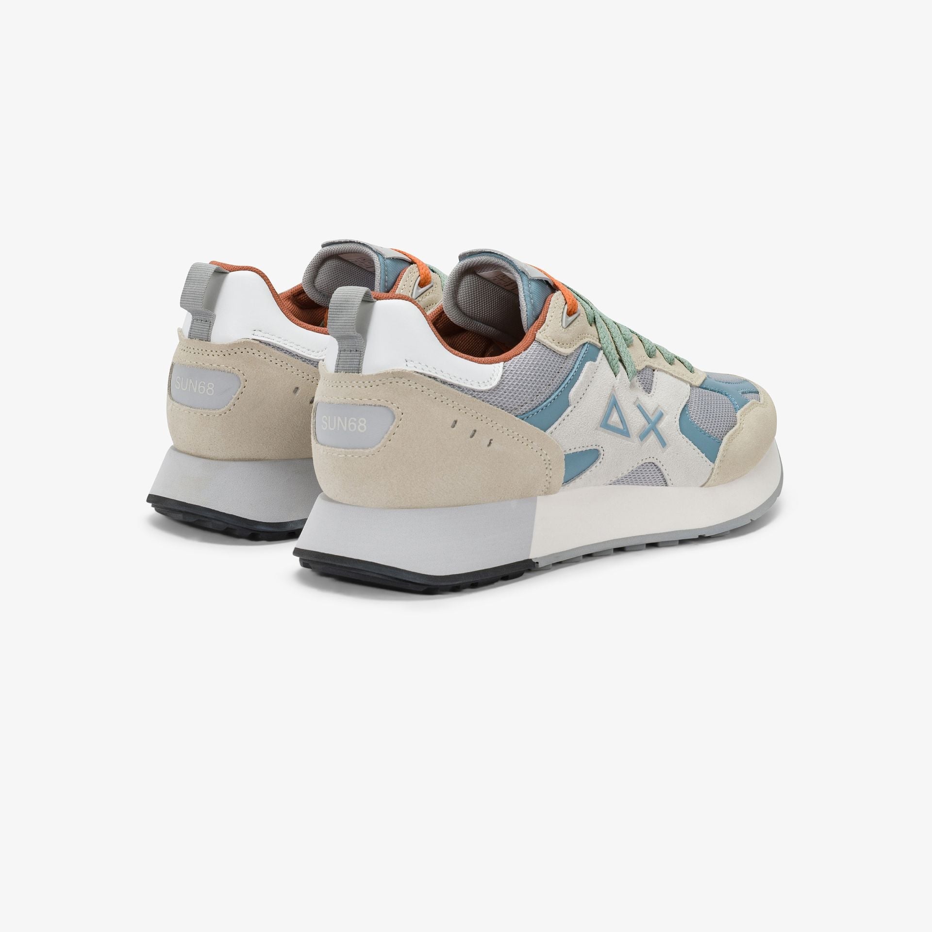 SNEAKERS IN TESSUTO E PELLE - CALZATURE - Due Piedi
