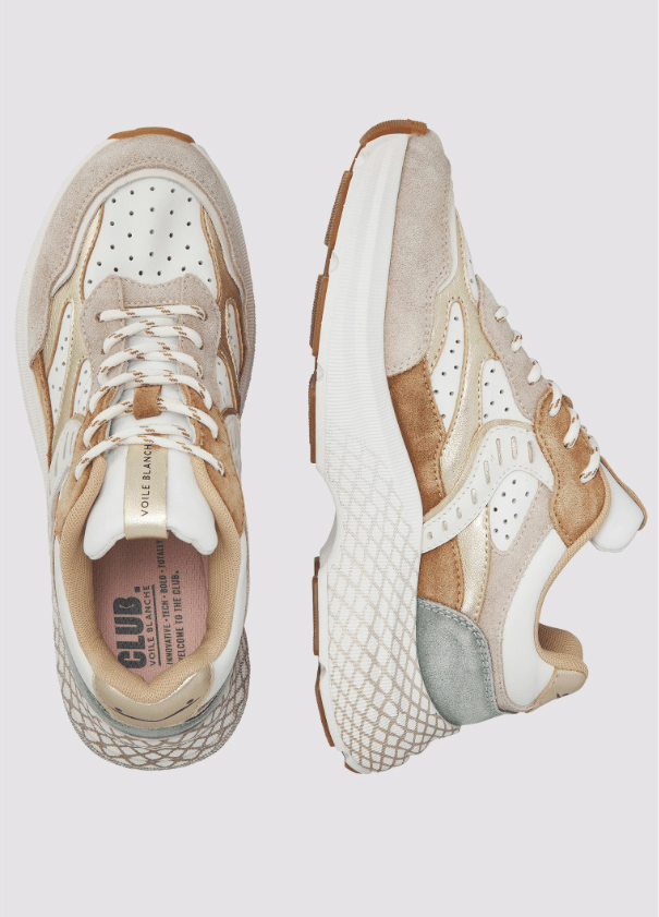 SNEAKERS IN TESSUTO E PELLE - CALZATURE - Due Piedi