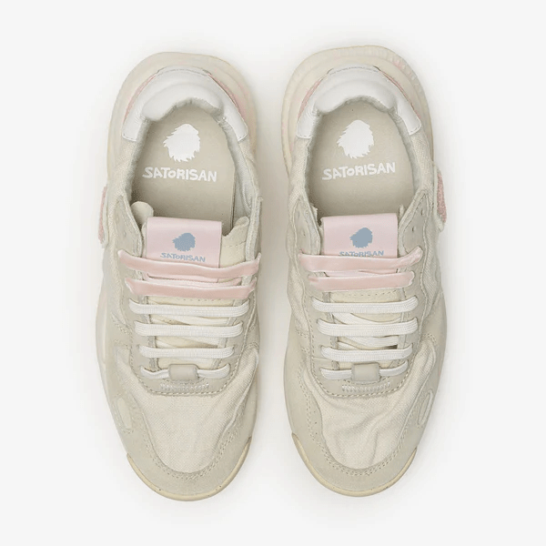 SNEAKERS IN TESSUTO E PELLE CHANTILLY CREAM - CALZATURE - Due Piedi