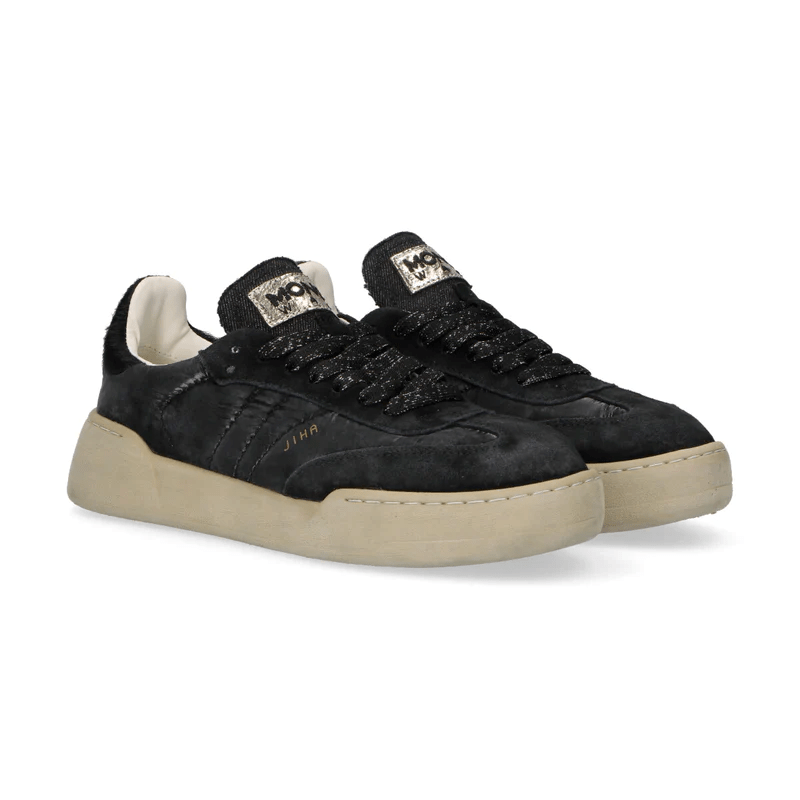 SNEAKERS TESSUTO E PELLE - CALZATURE - Due Piedi
