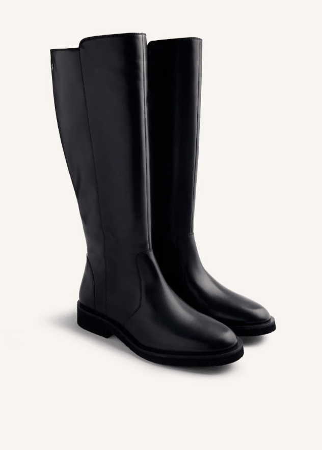 STIVALE IN PELLE NERO - CALZATURE - Due Piedi
