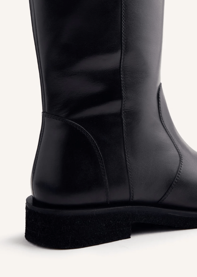 STIVALE IN PELLE NERO - CALZATURE - Due Piedi