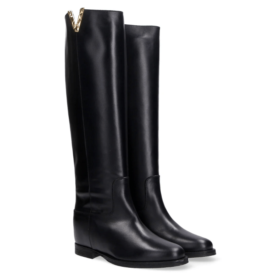 STIVALE IN PELLE NERO - CALZATURE - Due Piedi