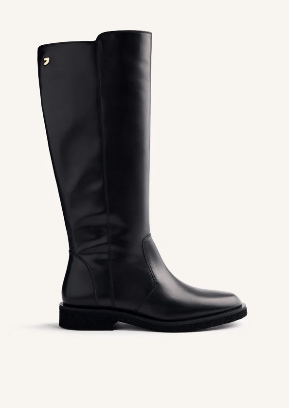 STIVALE IN PELLE NERO - CALZATURE - Due Piedi