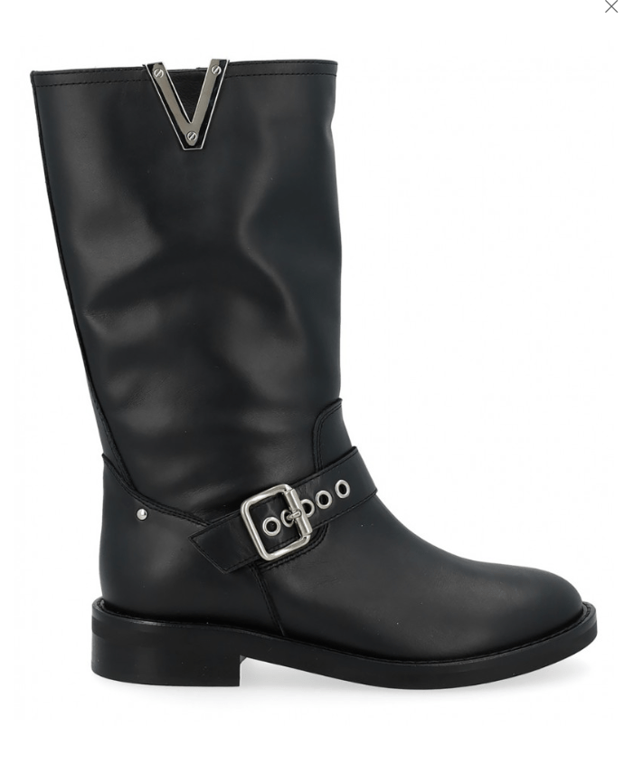 STIVALE IN PELLE NERO - CALZATURE - Due Piedi