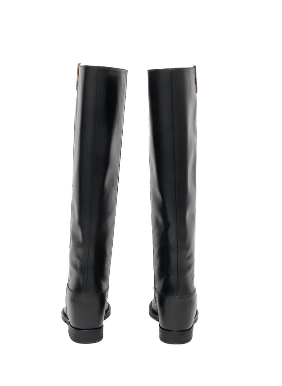 STIVALE IN PELLE NERO - CALZATURE - Due Piedi