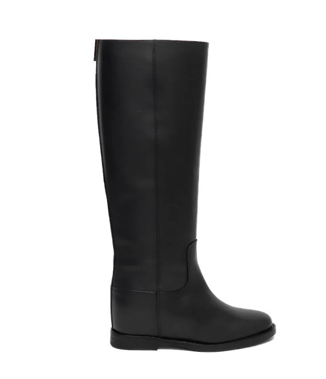 STIVALE IN PELLE NERO - CALZATURE - Due Piedi