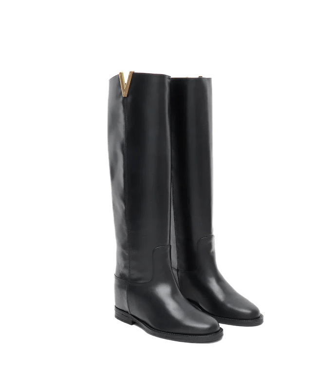 STIVALE IN PELLE NERO - CALZATURE - Due Piedi