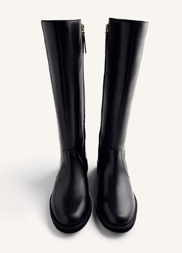 STIVALE IN PELLE NERO - CALZATURE - Due Piedi