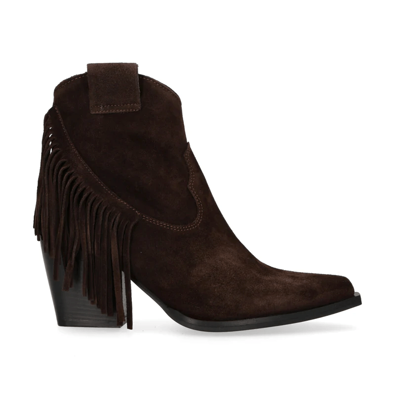 TEXANO CORTO FRANGE IN CAMOSCIO - CALZATURE - Due Piedi