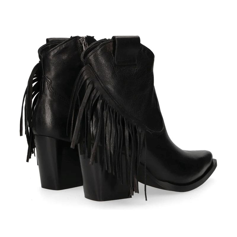 TEXANO CORTO FRANGE IN PELLE - CALZATURE - Due Piedi