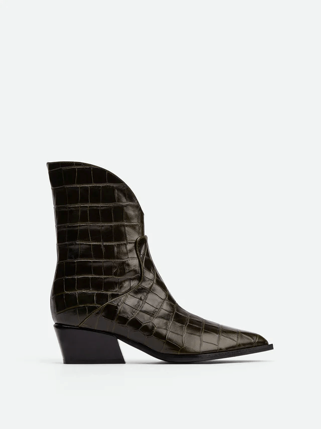 TEXANO CORTO IN PELLE - CALZATURE - Due Piedi