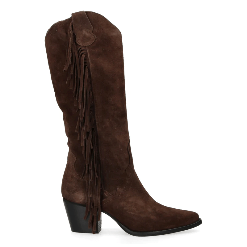 TEXANO FRANGE IN CAMOSCIO - CALZATURE - Due Piedi