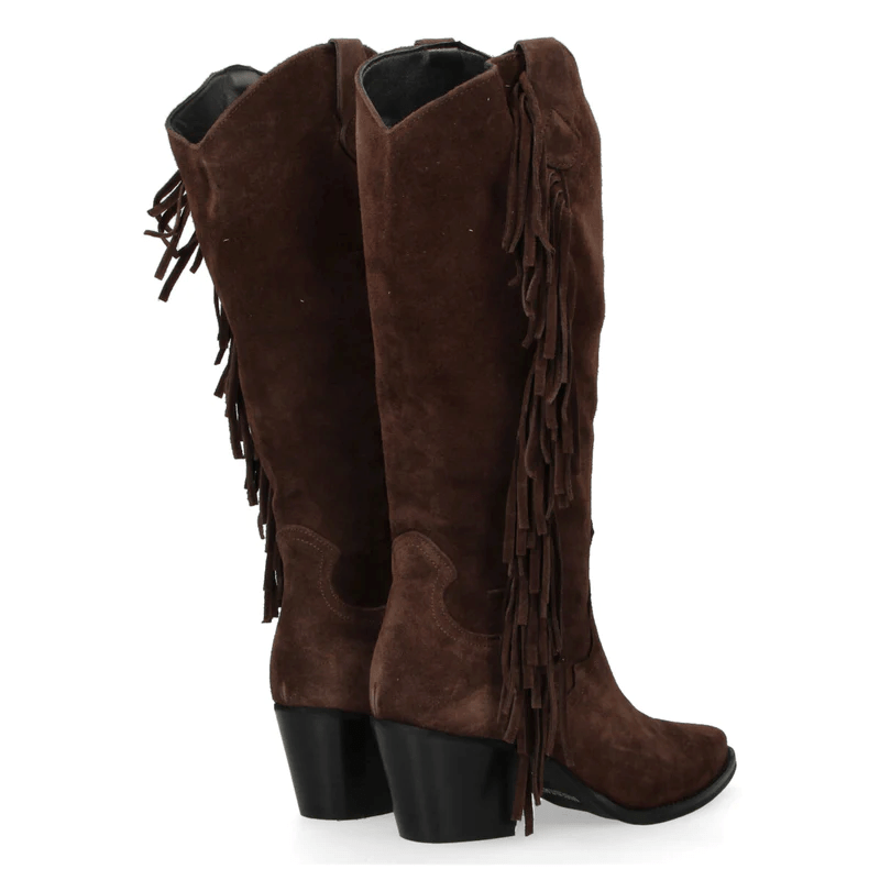 TEXANO FRANGE IN CAMOSCIO - CALZATURE - Due Piedi