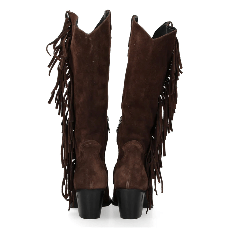 TEXANO FRANGE IN CAMOSCIO - CALZATURE - Due Piedi