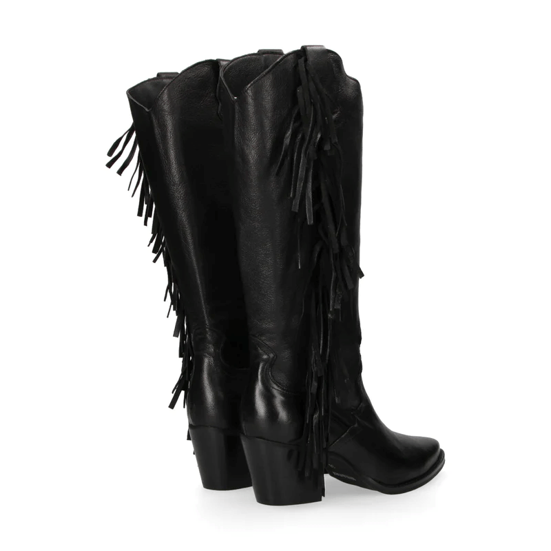 TEXANO FRANGE IN PELLE - CALZATURE - Due Piedi