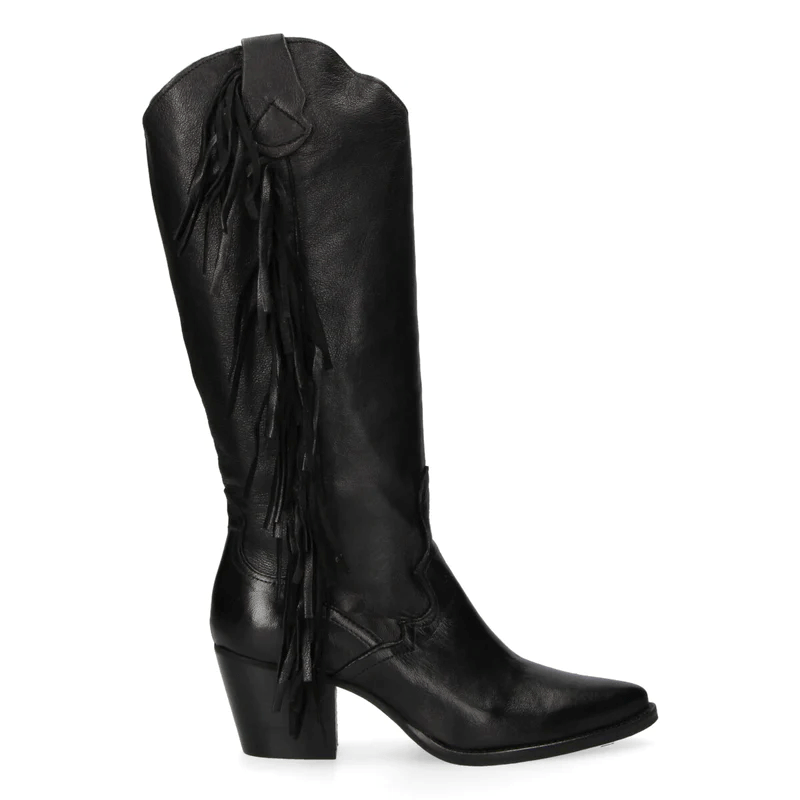 TEXANO FRANGE IN PELLE - CALZATURE - Due Piedi